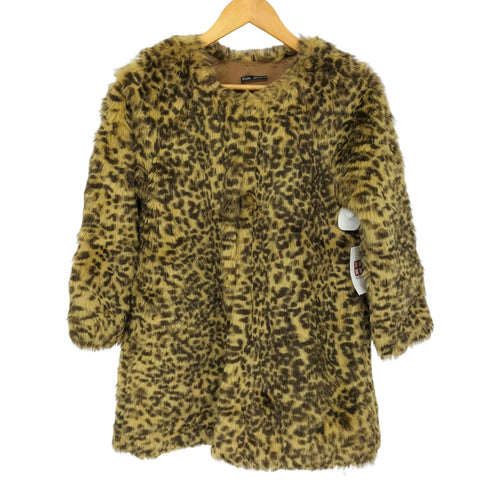 リシェグラマー Riche Glamour レオパードノーカラーコート レディース JPN:M