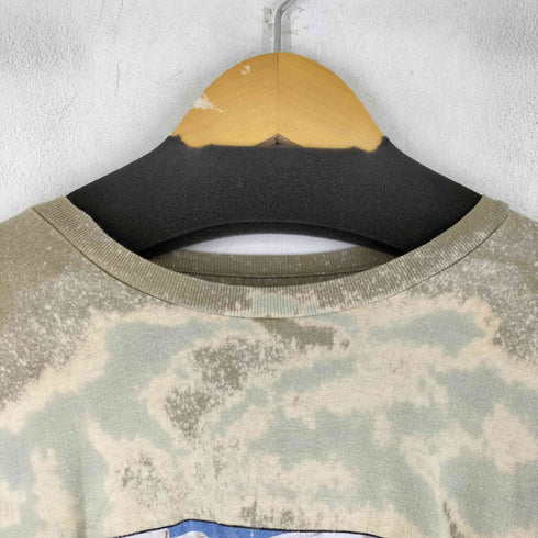 フロントプリント タイダイ クルーネックTシャツ メンズ