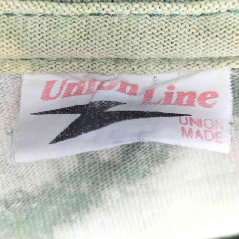 UNION LINE USA製 タイダイ クルーネックTシャツ メンズ JPN:XL