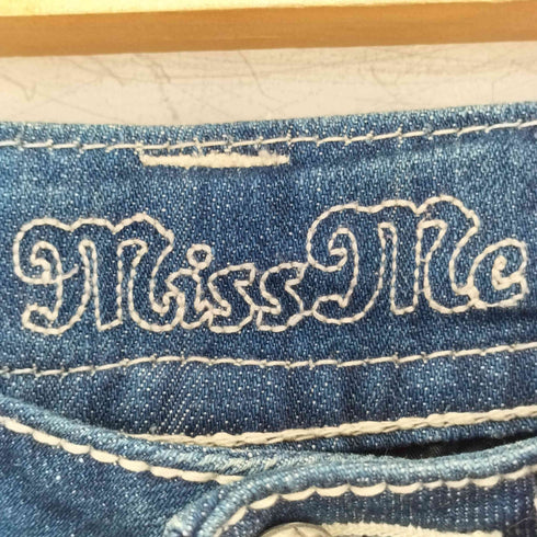 MISS ME クロスボタン デザインブーツカットデニムパンツ Y2K レディース US:25