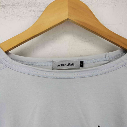アヴィレックスベル AVIREX Belle バッグプリントドローコードスリーブ S/S Tシャツ レディース FREE