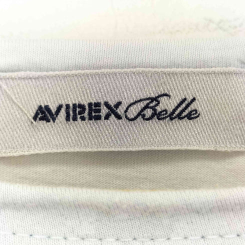 アヴィレックスベル AVIREX Belle バッグプリントドローコードスリーブ S/S Tシャツ レディース FREE