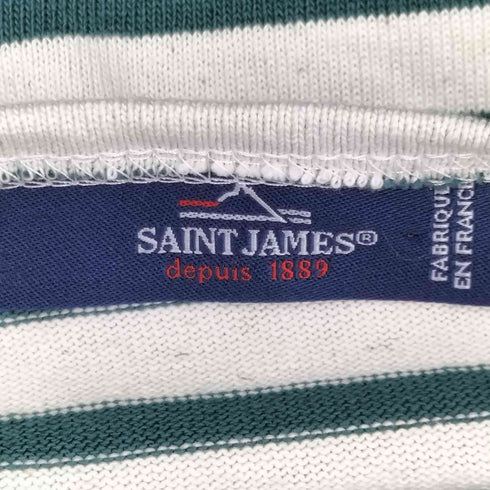 セントジェームス SAINT JAMES ボーダー柄 ボートネック 長袖 バスクシャツ メンズ 40