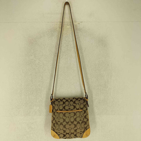 コーチ COACH シグネチャー ショルダーバッグ signature shoulder bag レディース