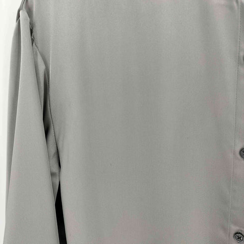 プラステ PLST 24SS サテンバンドカラーロングシャツ レディース JPN:M