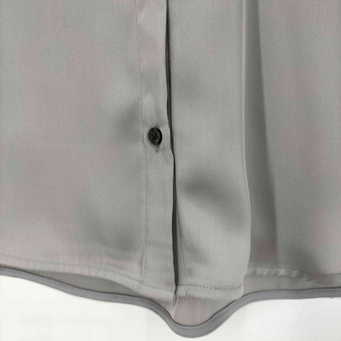 プラステ PLST 24SS サテンバンドカラーロングシャツ レディース JPN:M