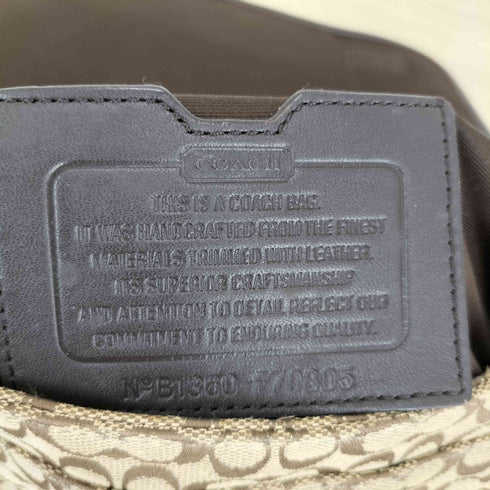 コーチ COACH シグネチャー メッセンジャーバッグ signature messenger bag レディース