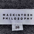 マッキントッシュフィロソフィー MACKINTOSH PHILOSOPHY 切替し ウール フーディ ニットパーカー レディース EUR:38
