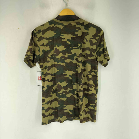 ロンズデール LONSDALE 迷彩柄 ロゴプリント S/S Tシャツ メンズ import:M