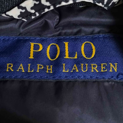ポロラルフローレン POLO RALPH LAUREN スモールポニー刺繍 千鳥格子 2WAY ダウンジャケット レディース import:XS