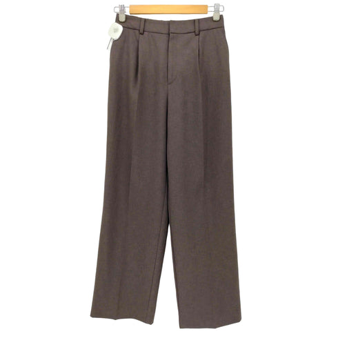 ノーリーズ NOLLEY’S 25SS ウォッシャブルツイルストレッチ愛されワイドパンツ レディース JPN:38