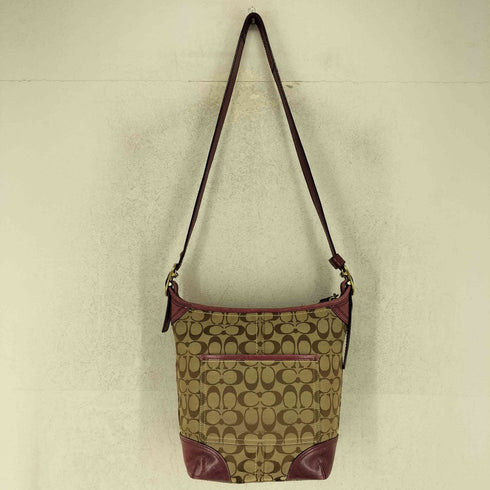 コーチ COACH シグネチャー ショルダーバッグ signature shoulder bag レディース