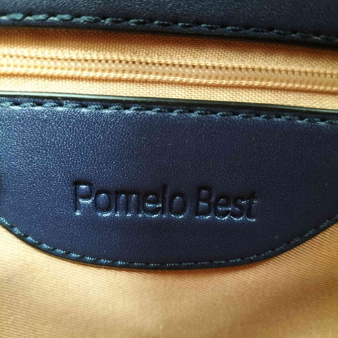 POMELO BEST トリコロール レザーショルダーバッグ レディース