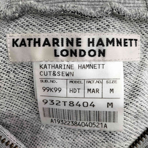 キャサリンハムネットロンドン KATHARINE HAMNETT LONDON ダブルジップ パーカー メンズ import:M