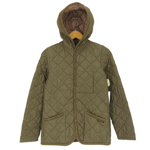 ラベンハム LAVENHAM 英国製 フーデッド キルティングジャケット レディース FR:36