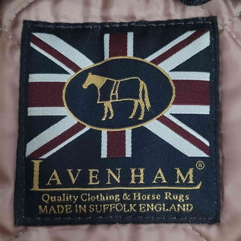 ラベンハム LAVENHAM 英国製 フーデッド キルティングジャケット レディース FR:36
