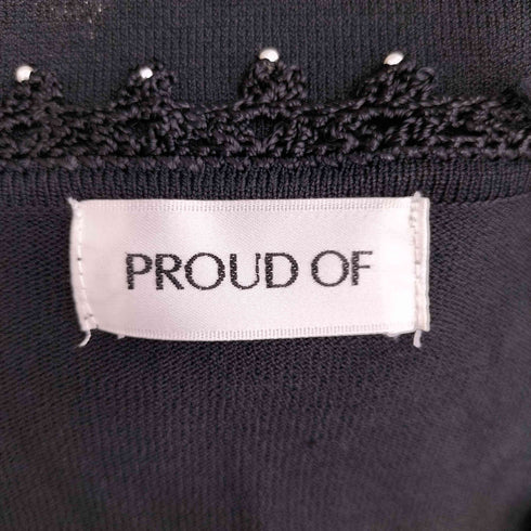 PROUD OF パールデザイン カーディガン レディース JPN:M