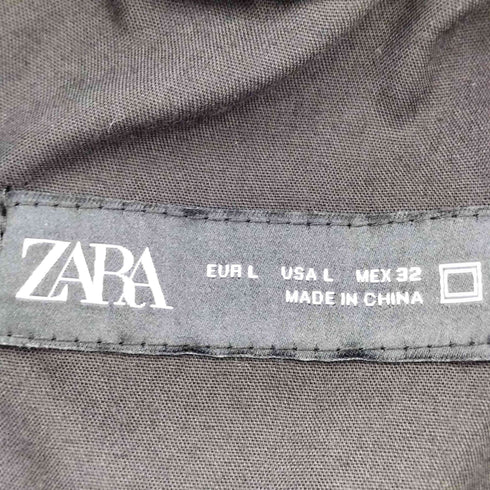 ザラ ZARA フェイクスエードプリーツパンツ ワイドパンツ メンズ L