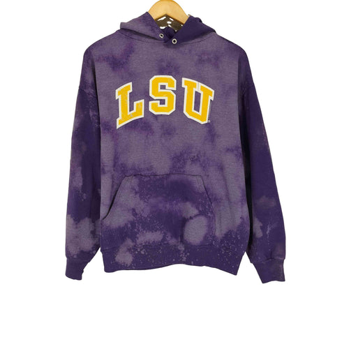 ジャージーズ JERZEES タイダイ染 LSU プリントプルオーバーパーカー メンズ JPN:L