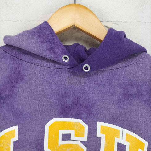 ジャージーズ JERZEES タイダイ染 LSU プリントプルオーバーパーカー メンズ JPN:L