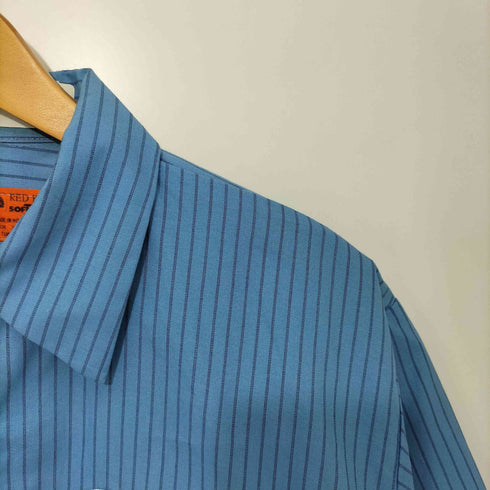レッドキャップ RED KAP ワッペン ストライプ S/S ワークシャツ メンズ import:L
