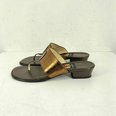 Les Chaussures MIHAMA ブラウンサンダル レディース JPN:L