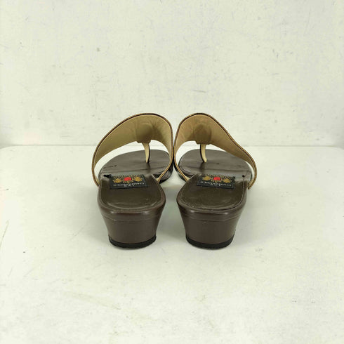 Les Chaussures MIHAMA ブラウンサンダル レディース JPN:L