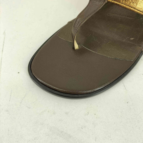 Les Chaussures MIHAMA ブラウンサンダル レディース JPN:L