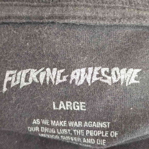 ファッキンオーサム FUCKING AWESOME ロゴプリント 半袖 Tシャツ メンズ import:L