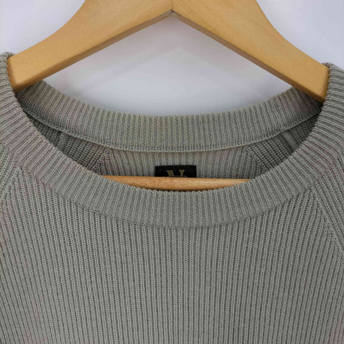 バトナー BATONER HARD TWIST WOOL CREW NECK Mocha メンズ JPN:2