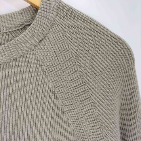 バトナー BATONER HARD TWIST WOOL CREW NECK Mocha メンズ JPN:2