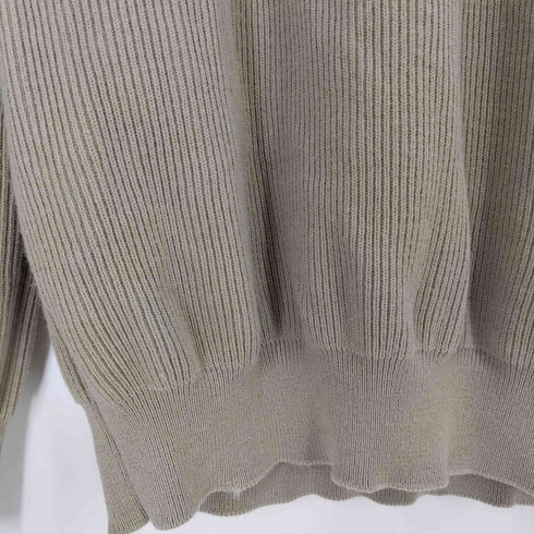 バトナー BATONER HARD TWIST WOOL CREW NECK Mocha メンズ JPN:2