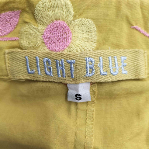 LIGHT BLUE 花柄刺繍 テーラードジャケット レディース JPN:S