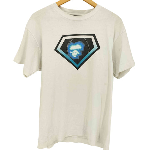 アベイシングエイプ A BATHING APE 00s ダイヤモンド エイプヘッド 半袖Tシャツ メンズ JPN:L