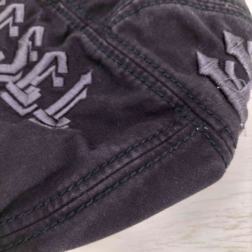 ディーゼル DIESEL ロゴ刺繍 切替 ハンチング帽 Y2K メンズ