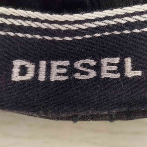 ディーゼル DIESEL ロゴ刺繍 切替 ハンチング帽 Y2K メンズ