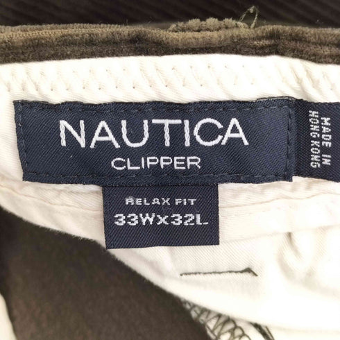 ノーティカ NAUTICA CLIPPER 太畝 コーデュロイ パンツ メンズ W33 L32