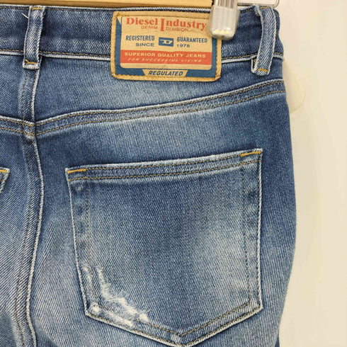 ディーゼル DIESEL 2017 SLANDY ダメージ スキニー デニムパンツ レディース US:25