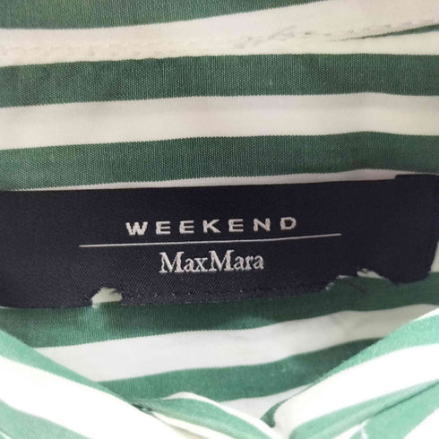 ウィークエンドマックスマーラ Weekend Max Mara ストライプシャツワンピース レディース