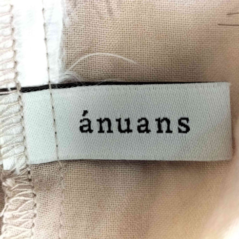 アニュアンス anuans 24ss レイヤードフリルブラウス レディース