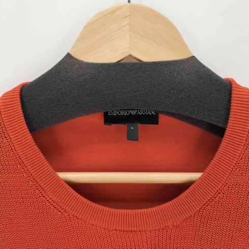 エンポリオアルマーニ EMPORIO ARMANI フラップ付きポケット クルーネックニット メンズ L