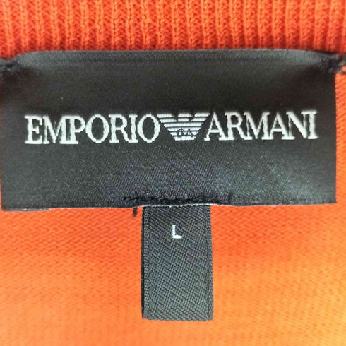 エンポリオアルマーニ EMPORIO ARMANI フラップ付きポケット クルーネックニット メンズ L