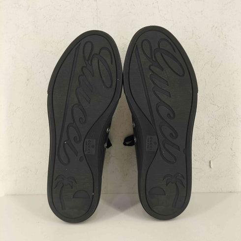 グッチ GUCCI イタリア製 メタルロゴプレート レザーローカットスニーカー メンズ 6