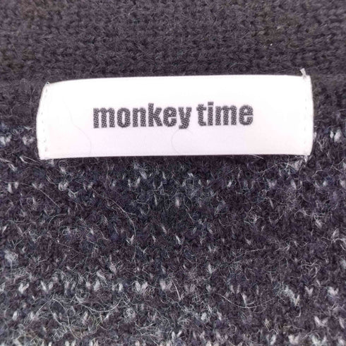 モンキータイム MONKEY TIME モヘア混み ニットカーディガン メンズ JPN:M