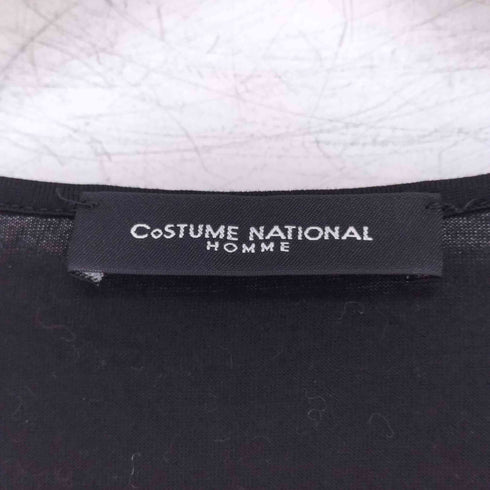 コスチュームナショナルオム CoSTUME NATIONAL HOMME コットンジャージー クルーネック L/S Tシャツ メンズ