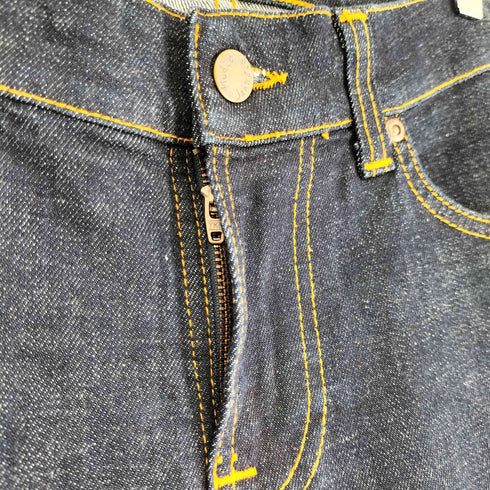 ヌーディージーンズ Nudie Jeans ステッチデザイン ストレートデニムパンツ レディース W30 L32