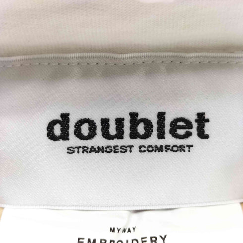 ダブレット doublet EMBROIDERY NAME TAG T-SHIRT メンズ M