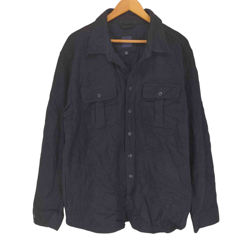 ギャップ Gap 00S 両フラップ ウールシャツ メンズ JPN:XL
