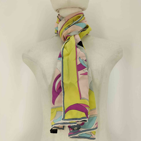 エミリオプッチ EMILIO PUCCI 幾何学柄ストール レディース