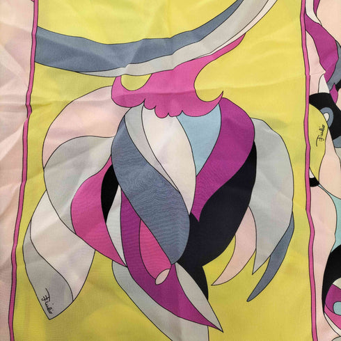 エミリオプッチ EMILIO PUCCI 幾何学柄ストール レディース